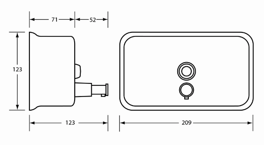 Metlam Soap Dispenser ML600AS