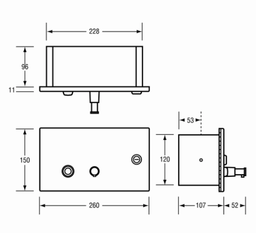 Metlam Soap Dispenser ML640AS