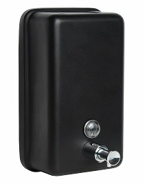 Metlam Vertical Soap Dispenser Black Designer Shower Curtain,Bath Curtain