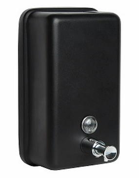 Metlam Vertical Soap Dispenser Black Designer Shower Curtain,Bath Curtain