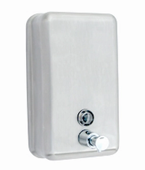 Metlam Vertical Soap Dispenser White Powder Coated ML605W Shower Curtain,Bath Curtain