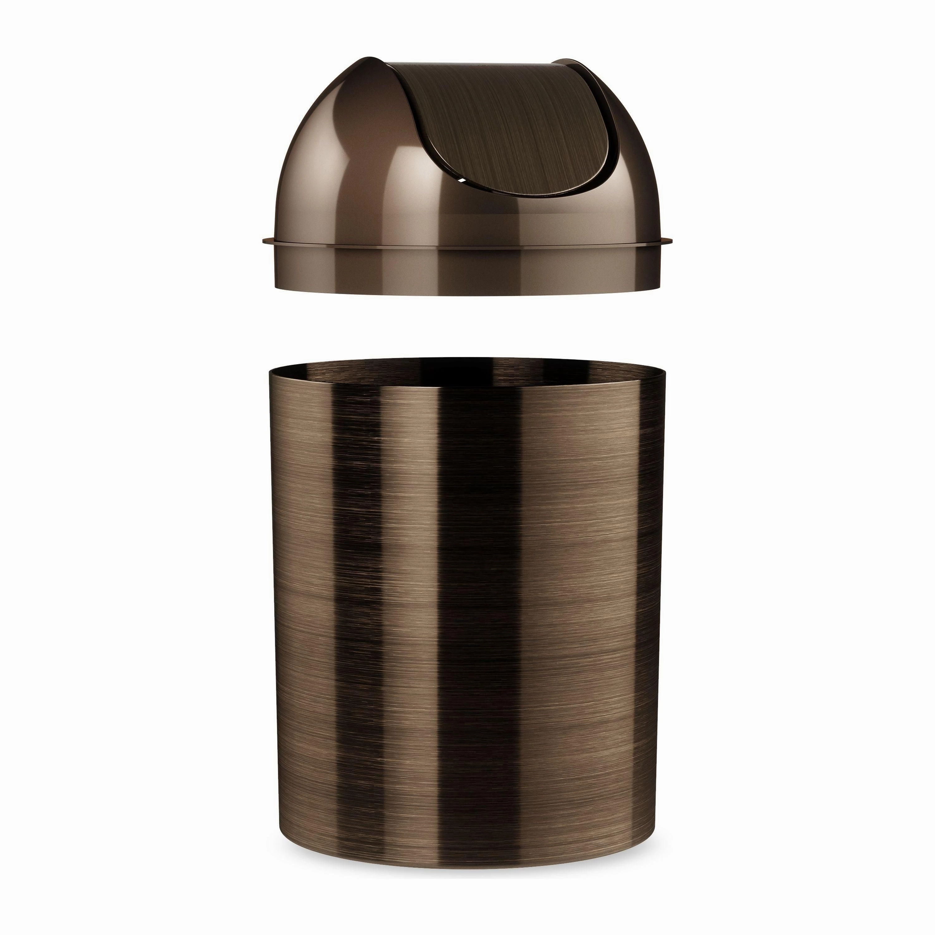 Mezzo Swing-Top Trash Can 2.5-Gallon (9L) Capacity