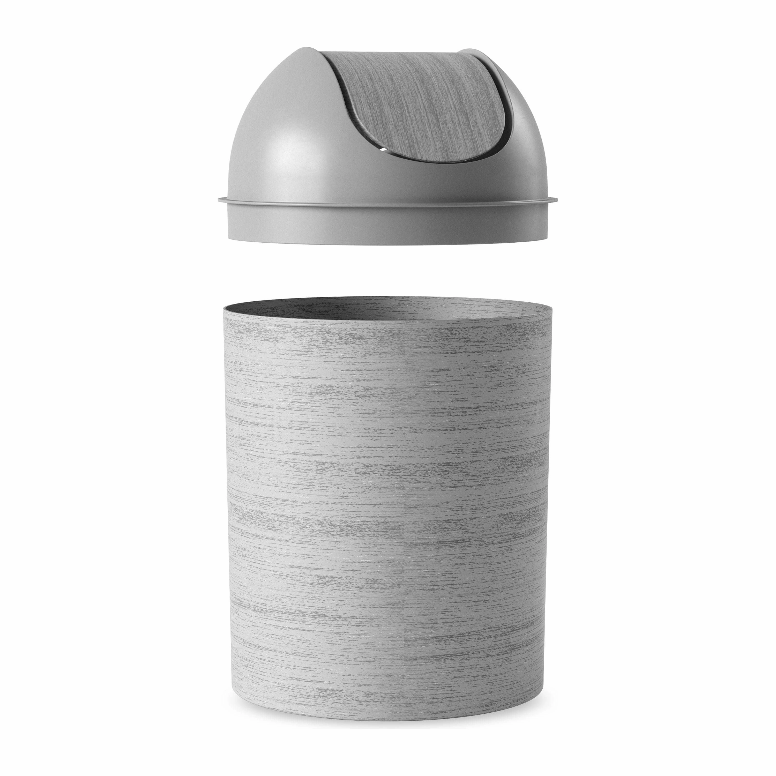 Mezzo Swing-Top Trash Can 2.5-Gallon (9L) Capacity