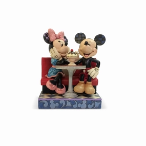 Mickey & Minnie at Soda Shop Decorative Mirror,Wall Mirror