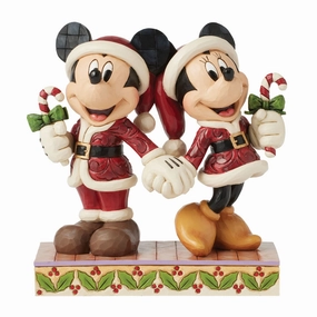 Mickey & Minnie Candy Canes Decorative Mirror,Wall Mirror