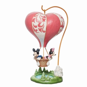 Mickey & Minnie Heart-Air Ball Decorative Mirror,Wall Mirror