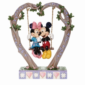 Mickey & Minnie on Swing Decorative Mirror,Wall Mirror