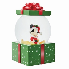Mickey in Christmas Gift Water Globe Figurine Decorative Mirror,Home Decor Mirror