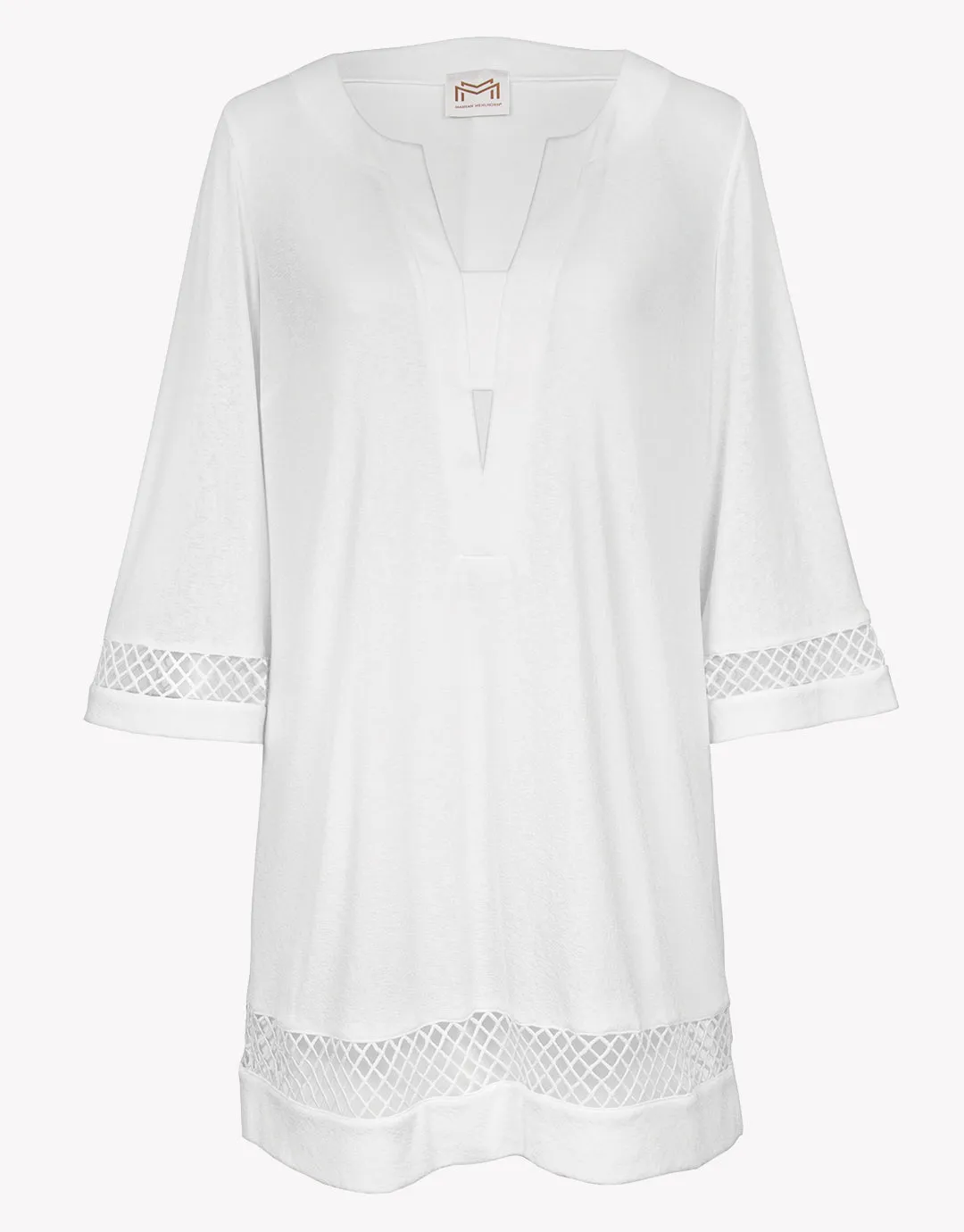 Midi Tunic - Silk White