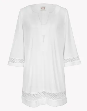 Midi Tunic - Silk White