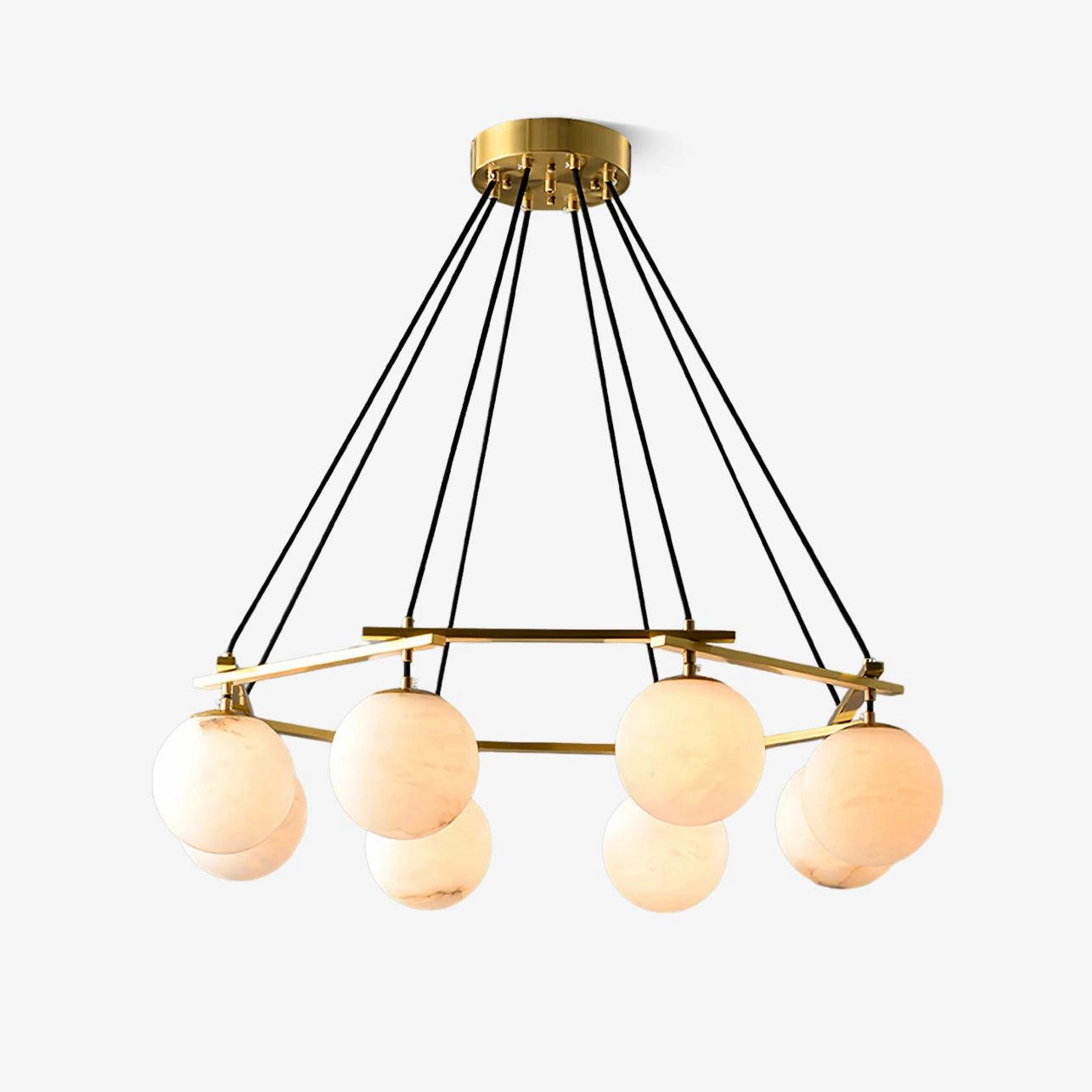 Miira Alabaster Chandelier chandelier,ceiling light,decorative lighting