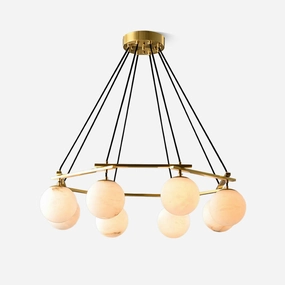 Miira Alabaster Chandelier chandelier,ceiling light,decorative lighting