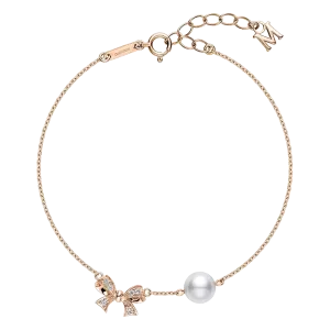 Mikimoto Pearl Bow Bracelet