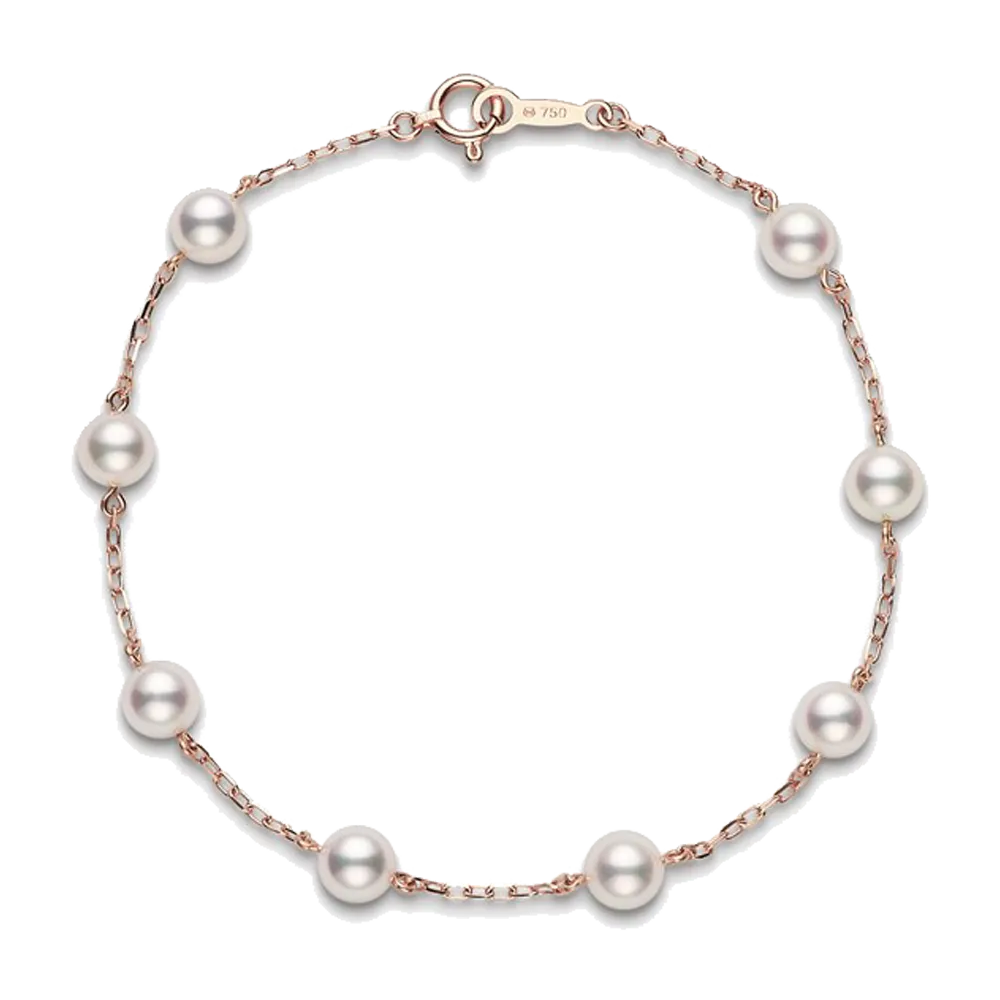 Mikimoto Pearl Chain Bracelet