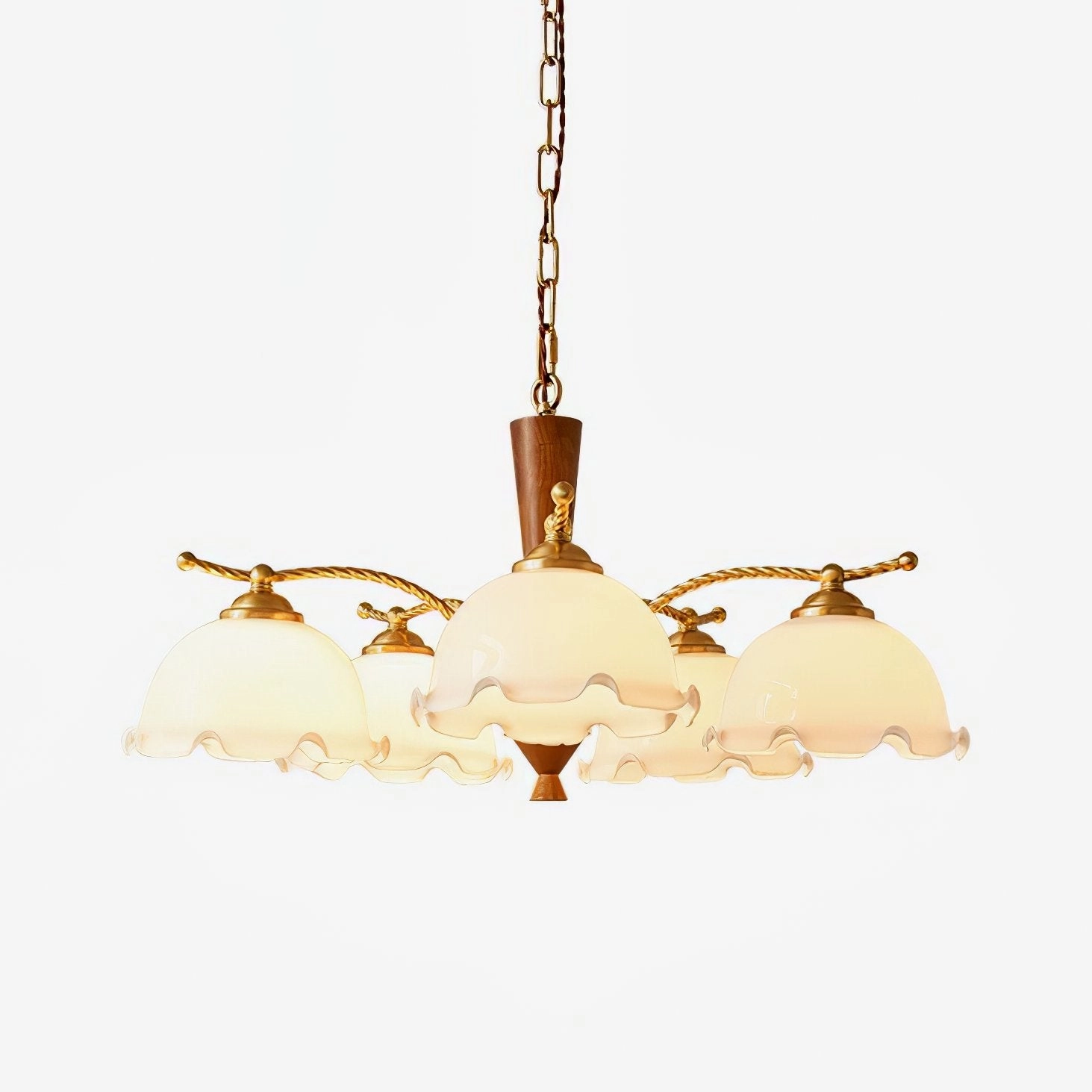 Milky Flower Chandelier chandelier,ceiling light,decorative lighting