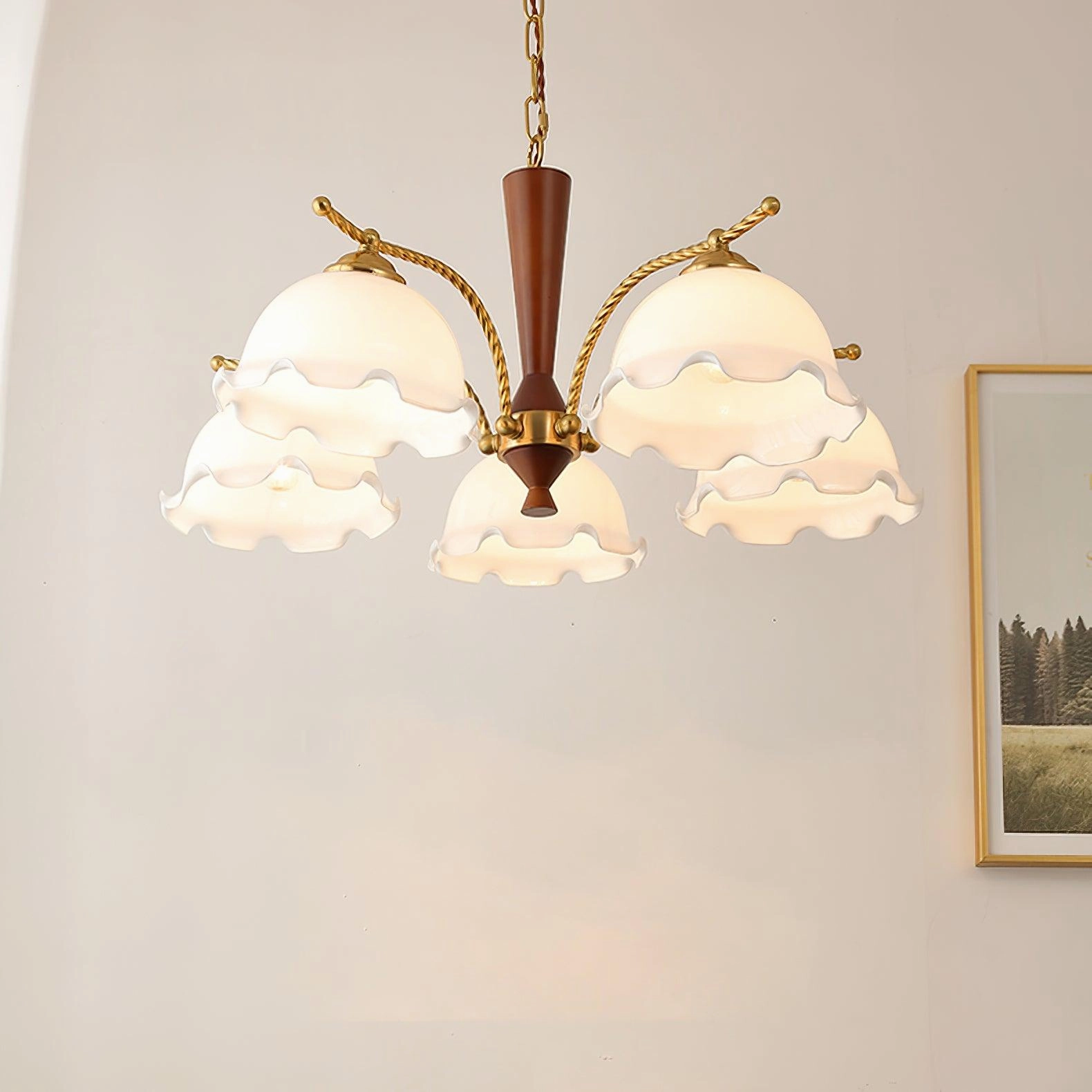 Milky Flower Chandelier