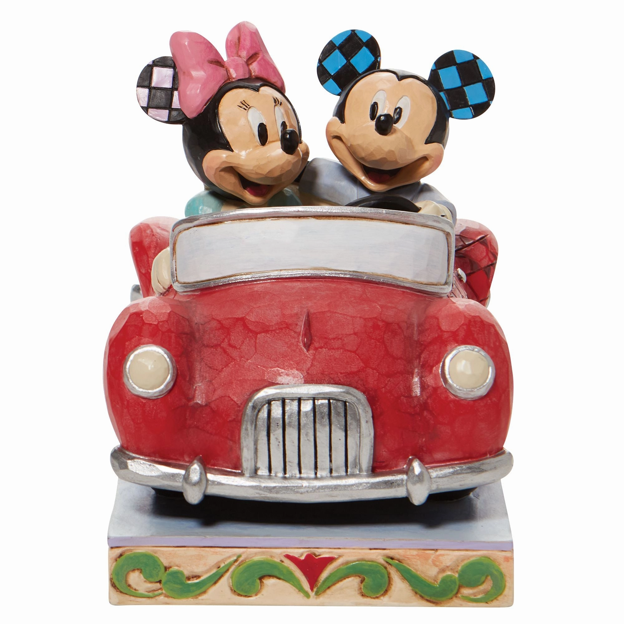 Minnie and Mickey in Car Decorative Mirror,Wall Mirror