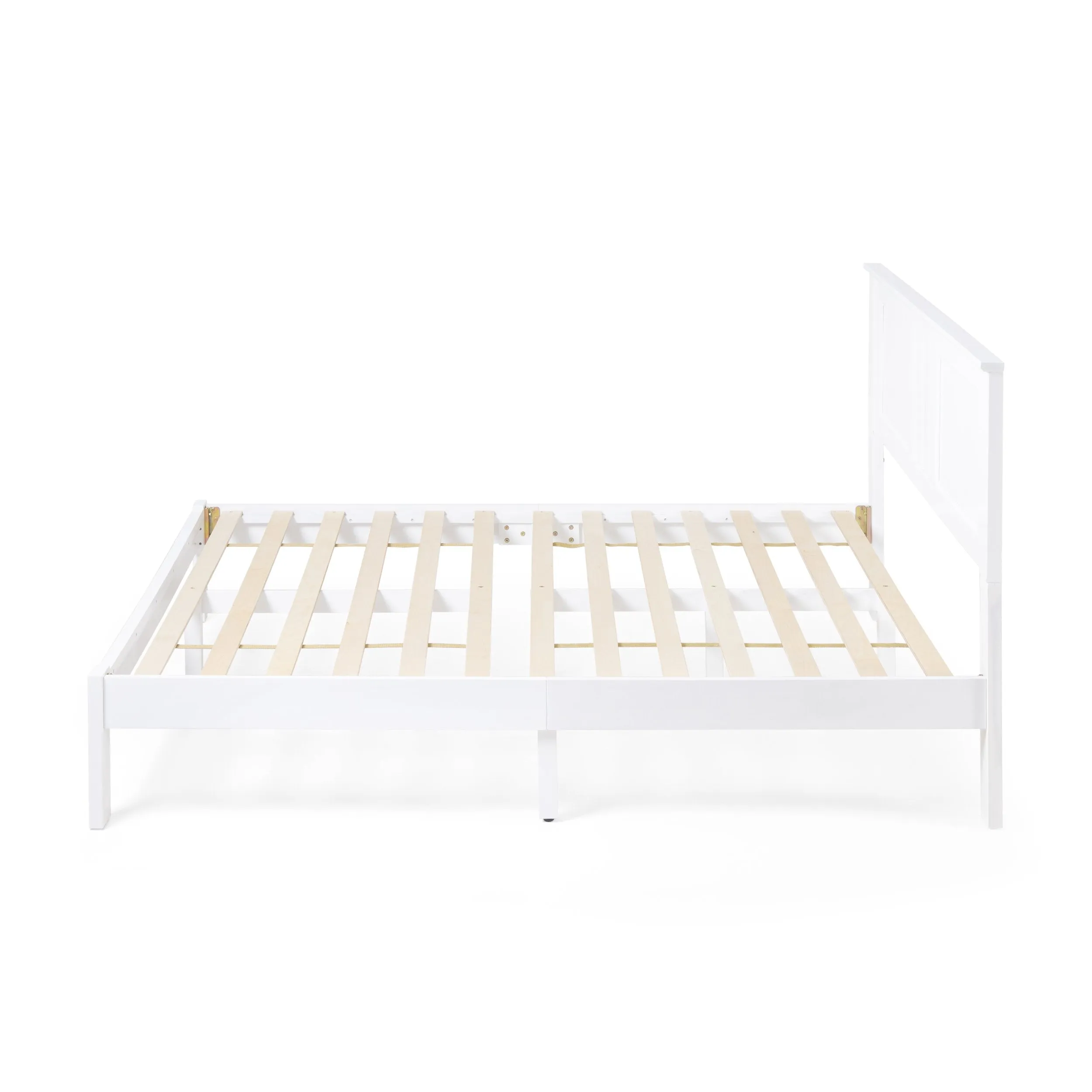 Modern Farmhouse Acacia Wood Queen Bed Platform - NH127113