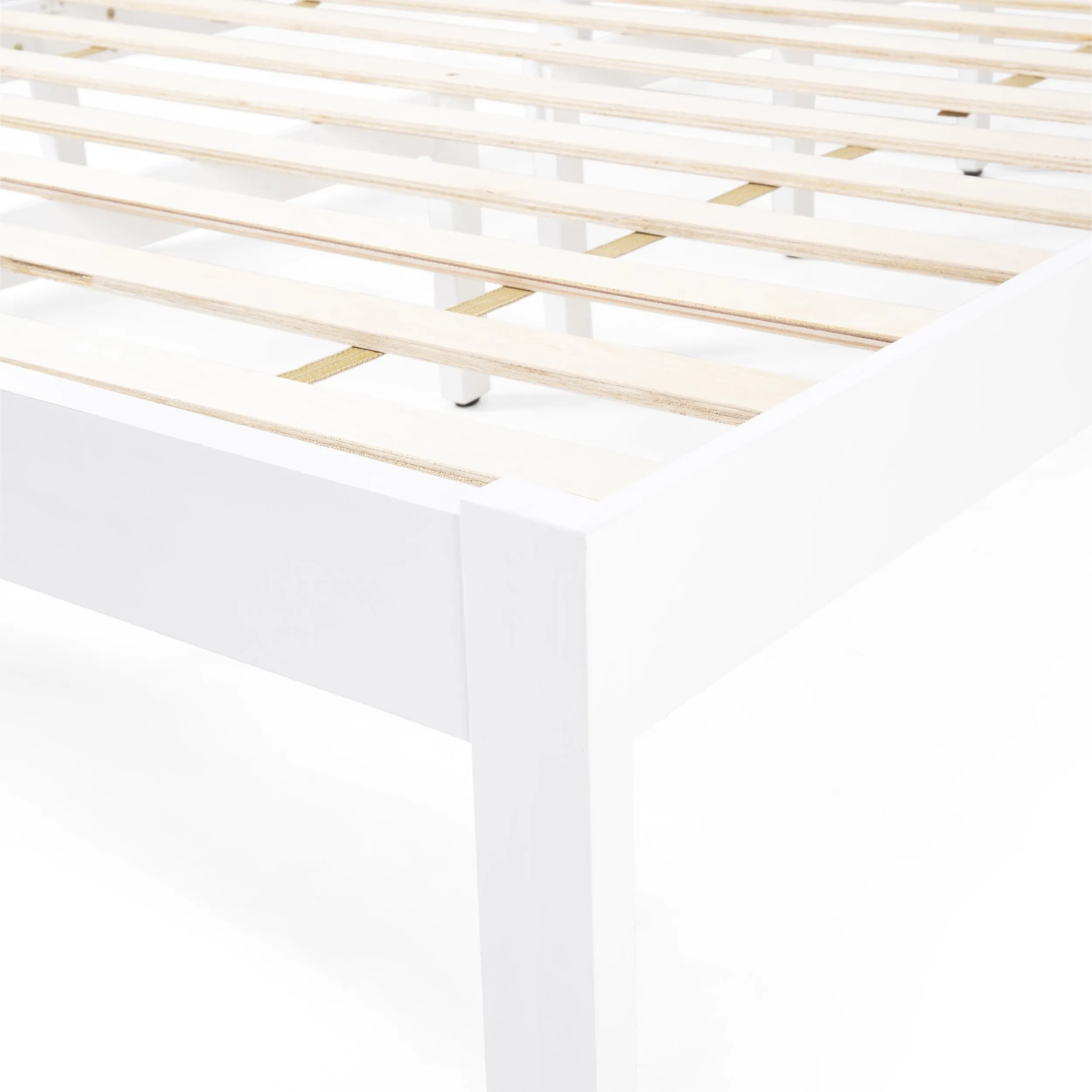 Modern Farmhouse Acacia Wood Queen Bed Platform - NH127113