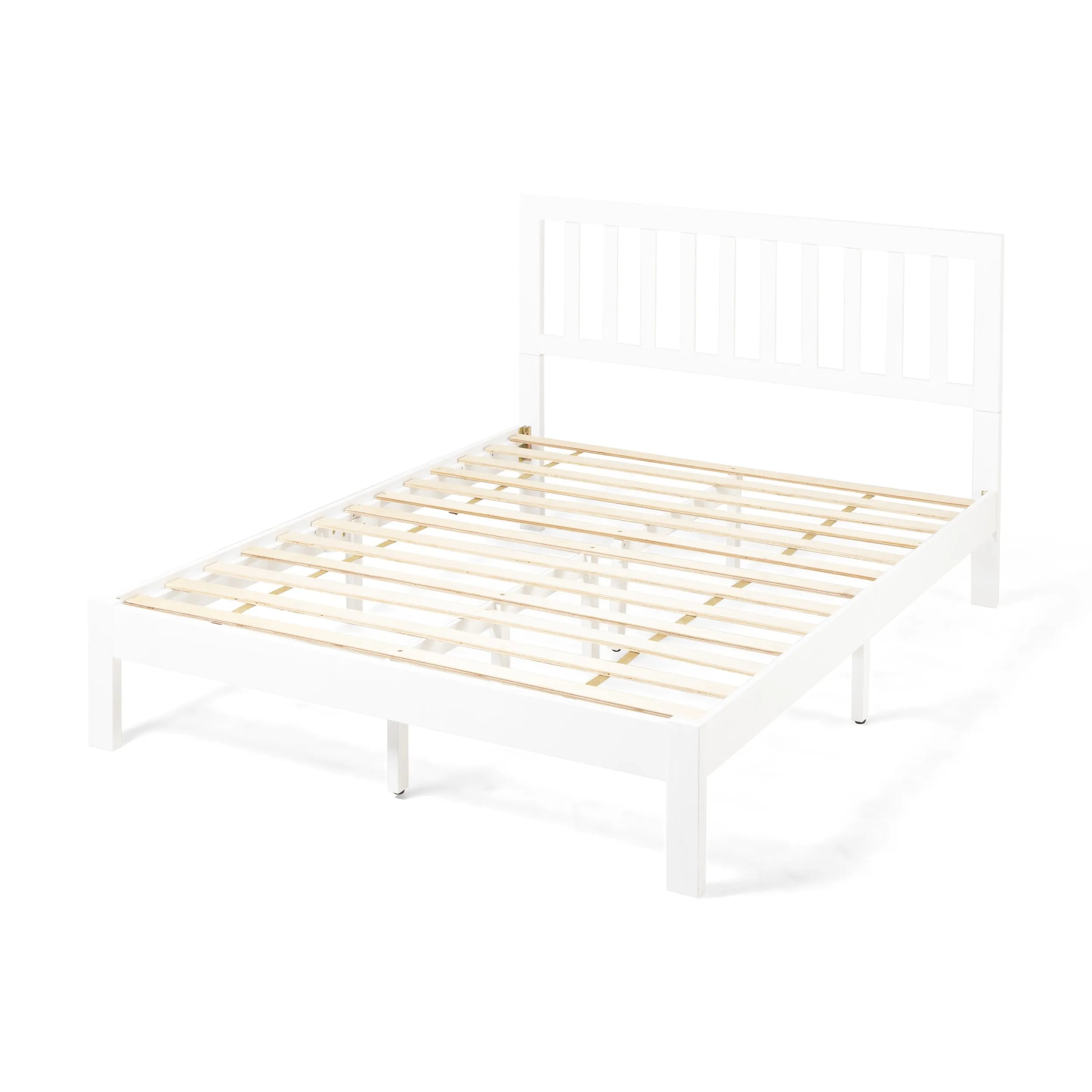 Modern Farmhouse Acacia Wood Queen Bed Platform - NH717113