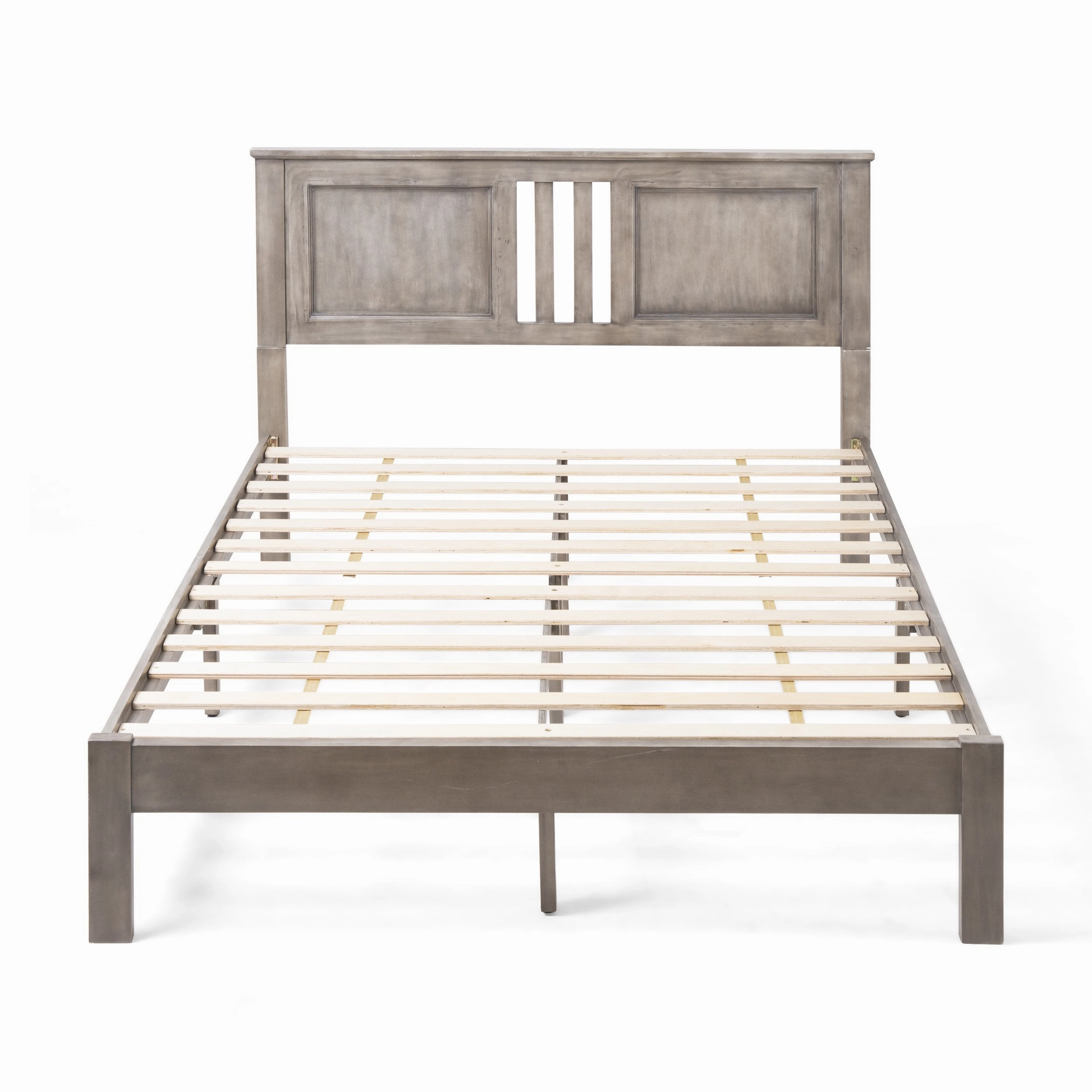 Modern Farmhouse Acacia Wood Queen Bed Platform - NH127113
