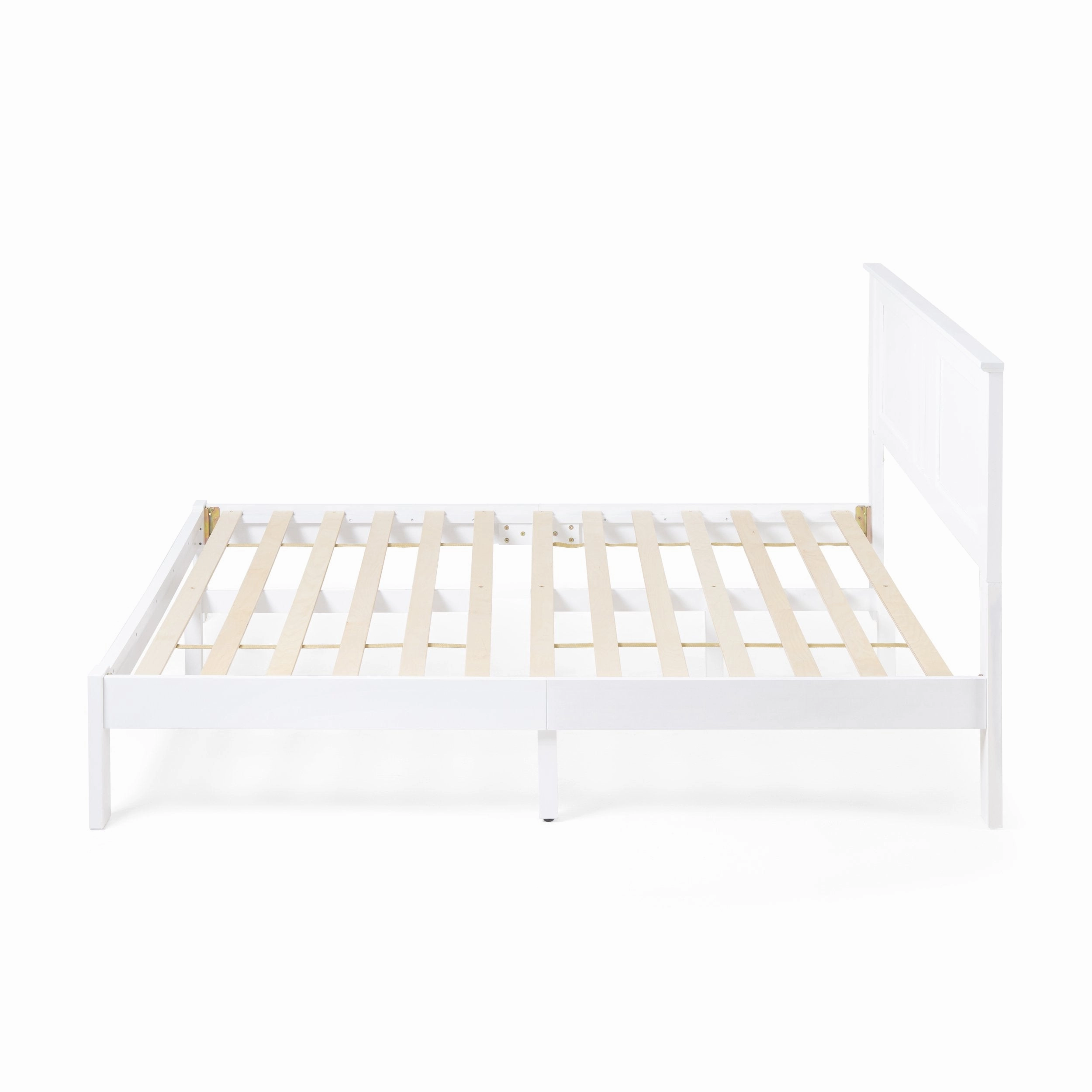 Modern Farmhouse Acacia Wood Queen Bed Platform - NH127113