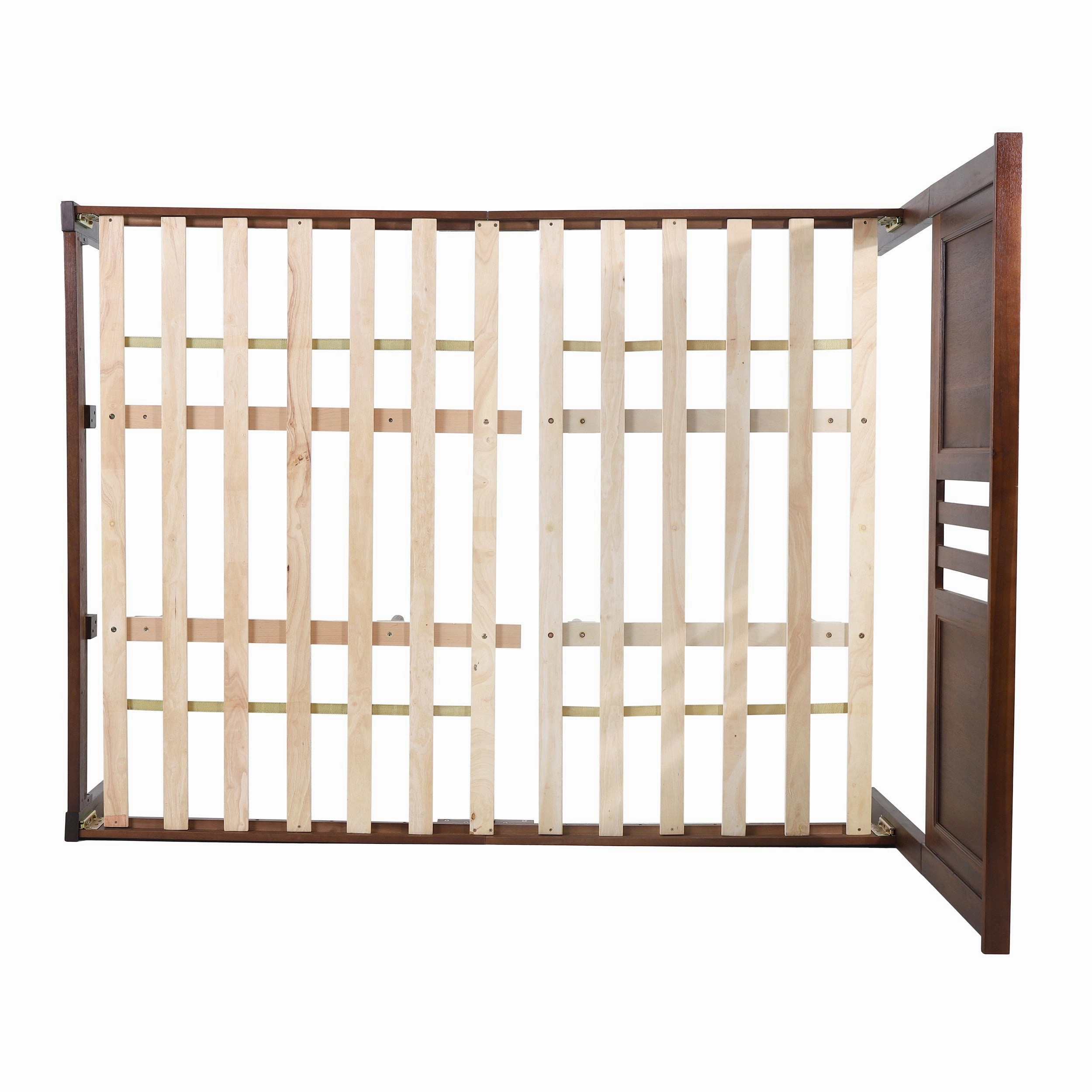 Modern Farmhouse Acacia Wood Queen Bed Platform - NH127113