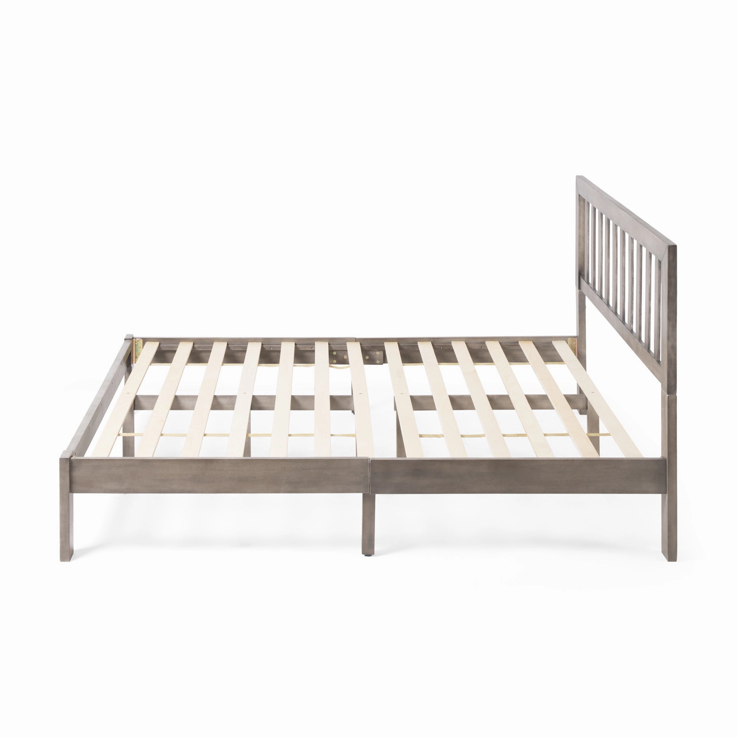 Modern Farmhouse Acacia Wood Queen Bed Platform - NH717113