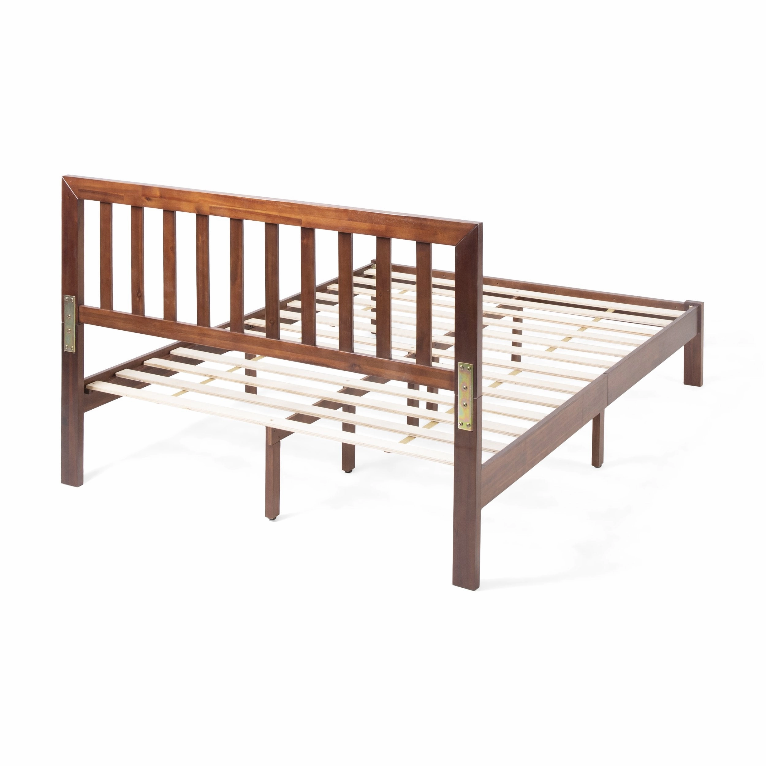 Modern Farmhouse Acacia Wood Queen Bed Platform - NH717113