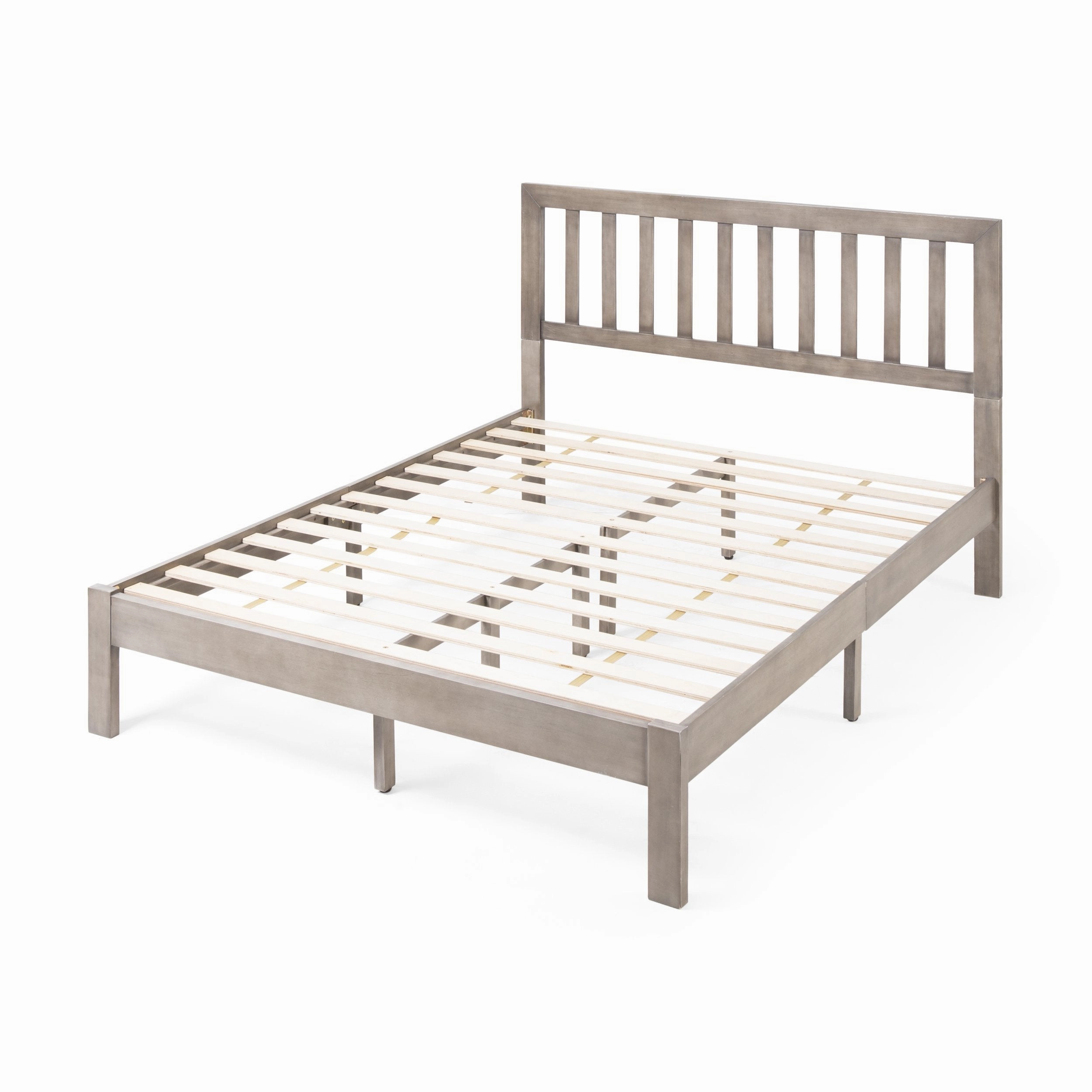 Modern Farmhouse Acacia Wood Queen Bed Platform - NH717113