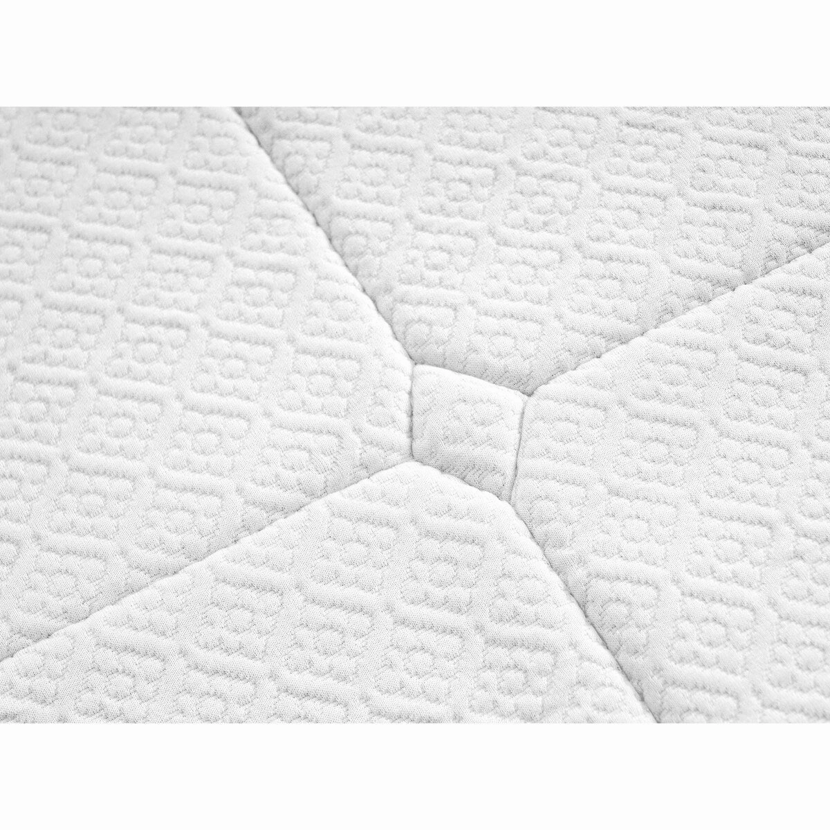 Modern Hotel Memory Foam Mattress Pad - White