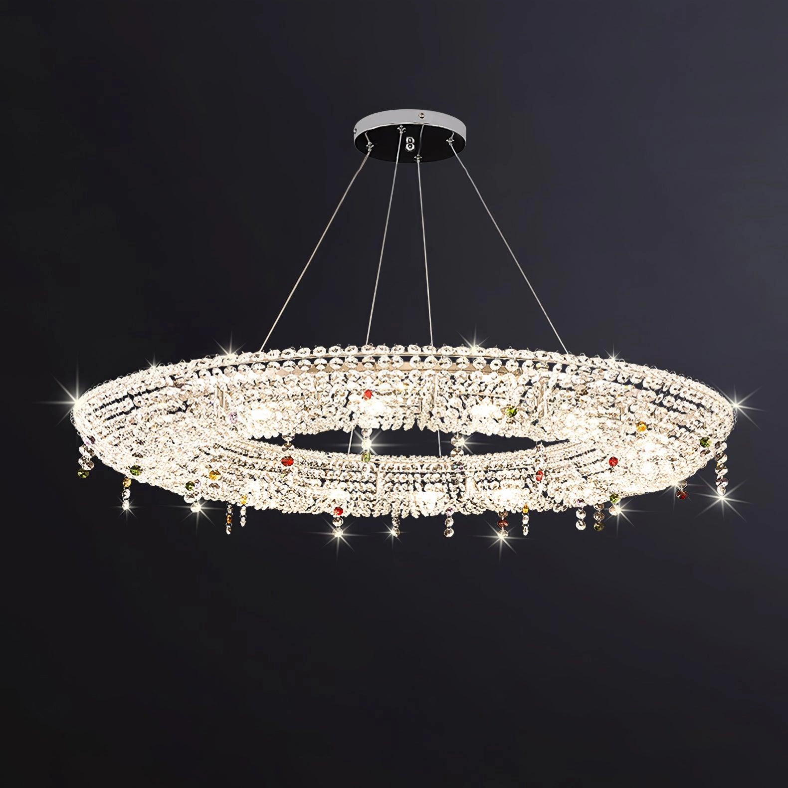 Modern Round Crystal Chandelier