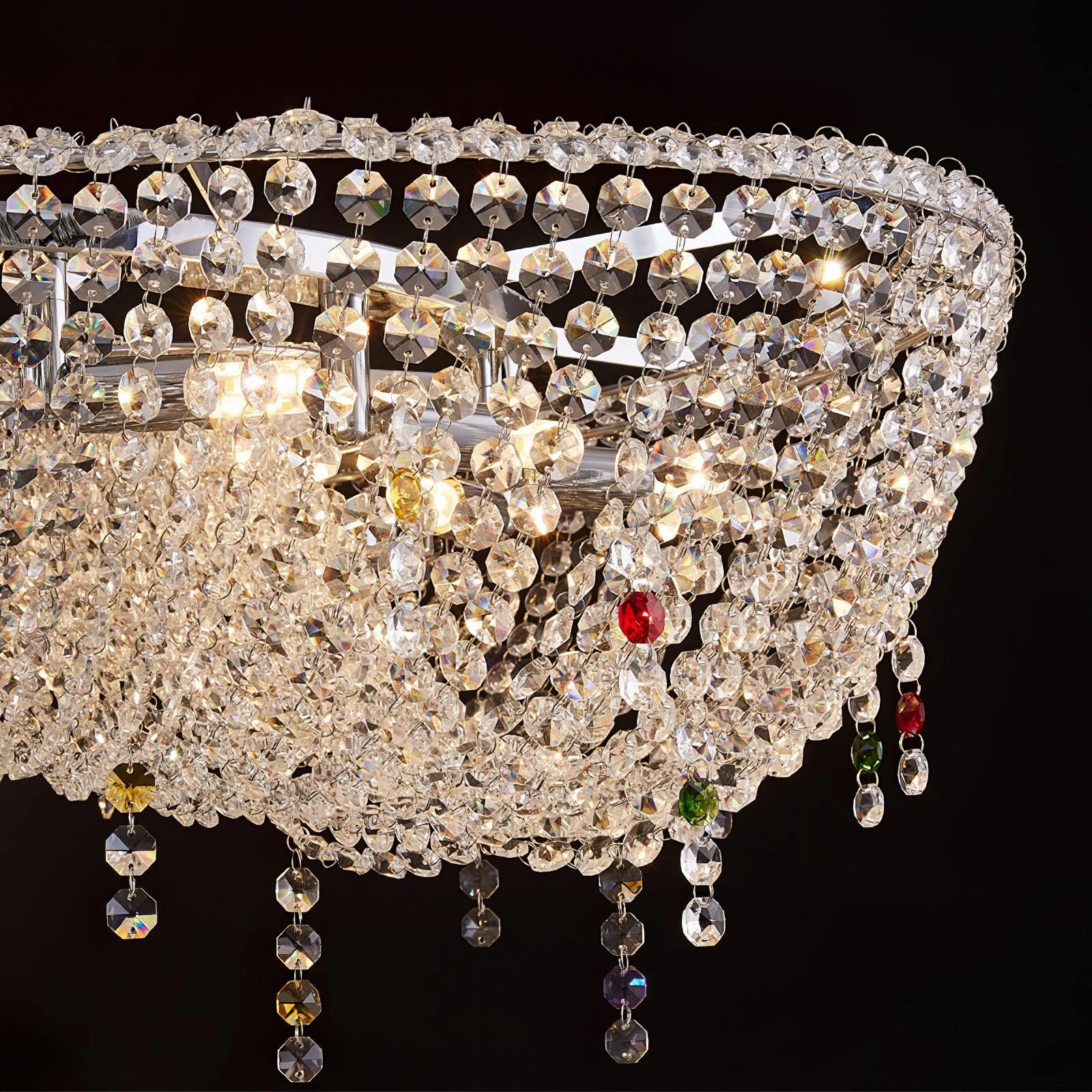 Modern Round Crystal Chandelier