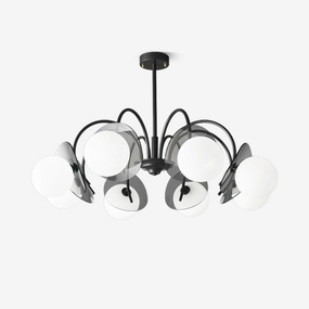 Molecular Spherical Glass Chandelier chandelier,ceiling light,decorative lighting
