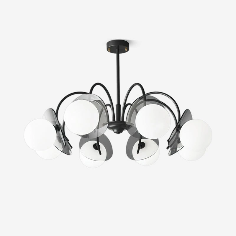 Molecular Spherical Glass Chandelier chandelier,ceiling light,decorative lighting