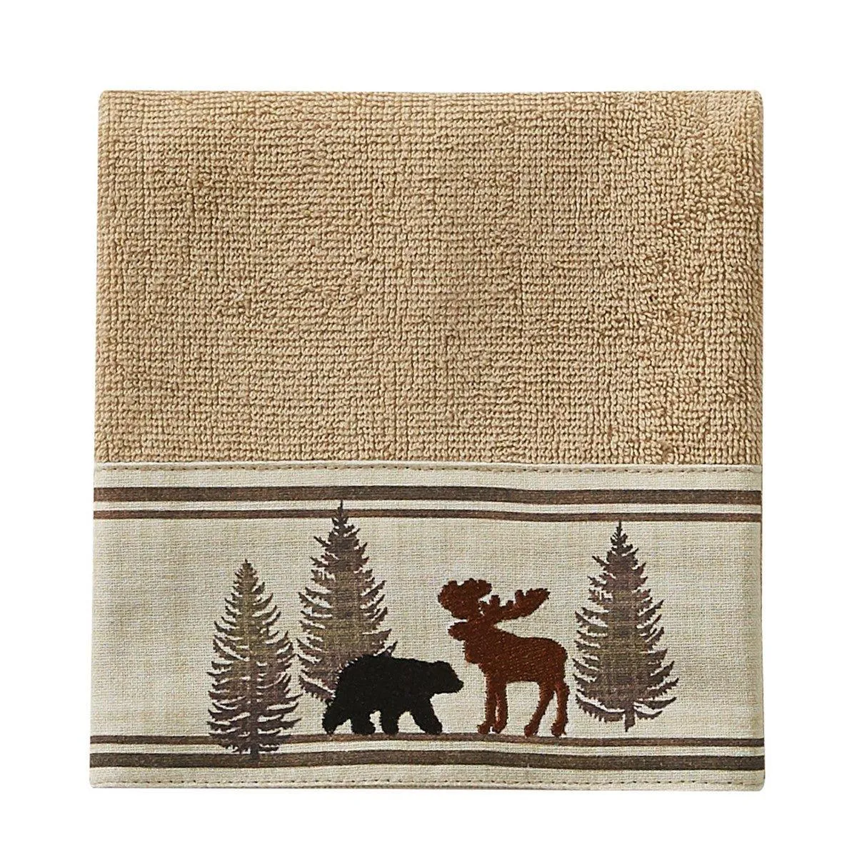 Moose in the Mountains Bath Towel Set