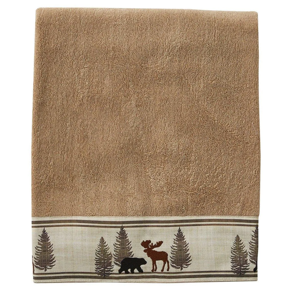 Moose in the Mountains Bath Towel Set