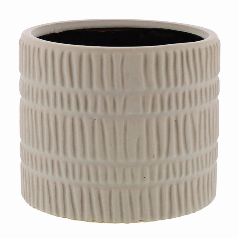 Moto Cachepot, Ceramic - Lrg - Matte White Vase,Ceramic Vase