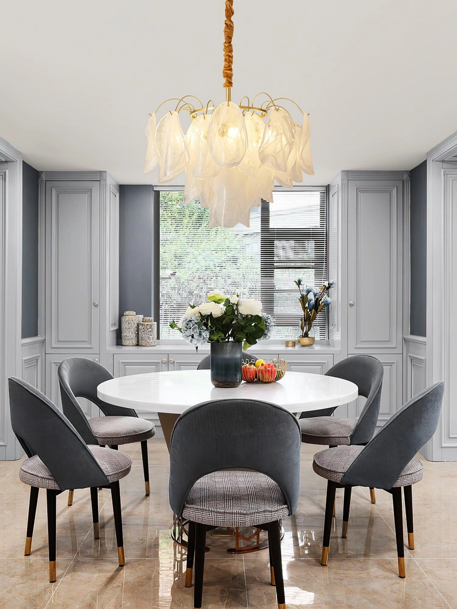 Multi Tier Cloud Glass Pendant Light