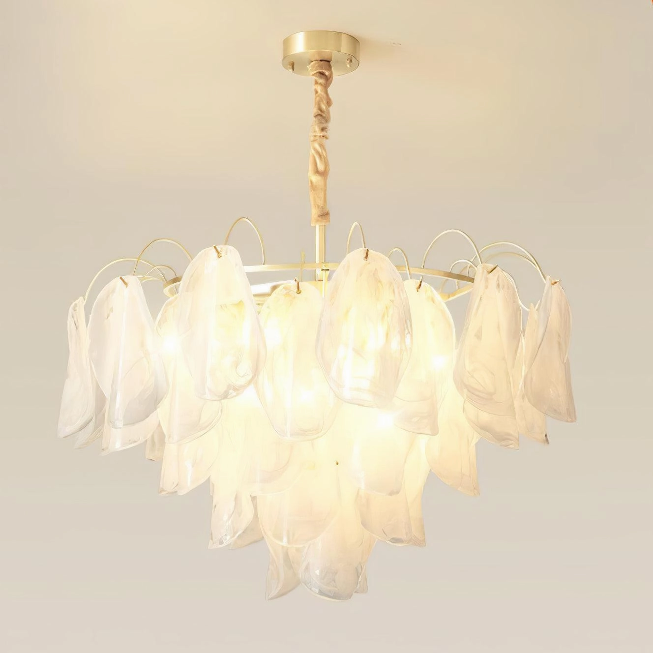 Multi Tier Cloud Glass Pendant Light
