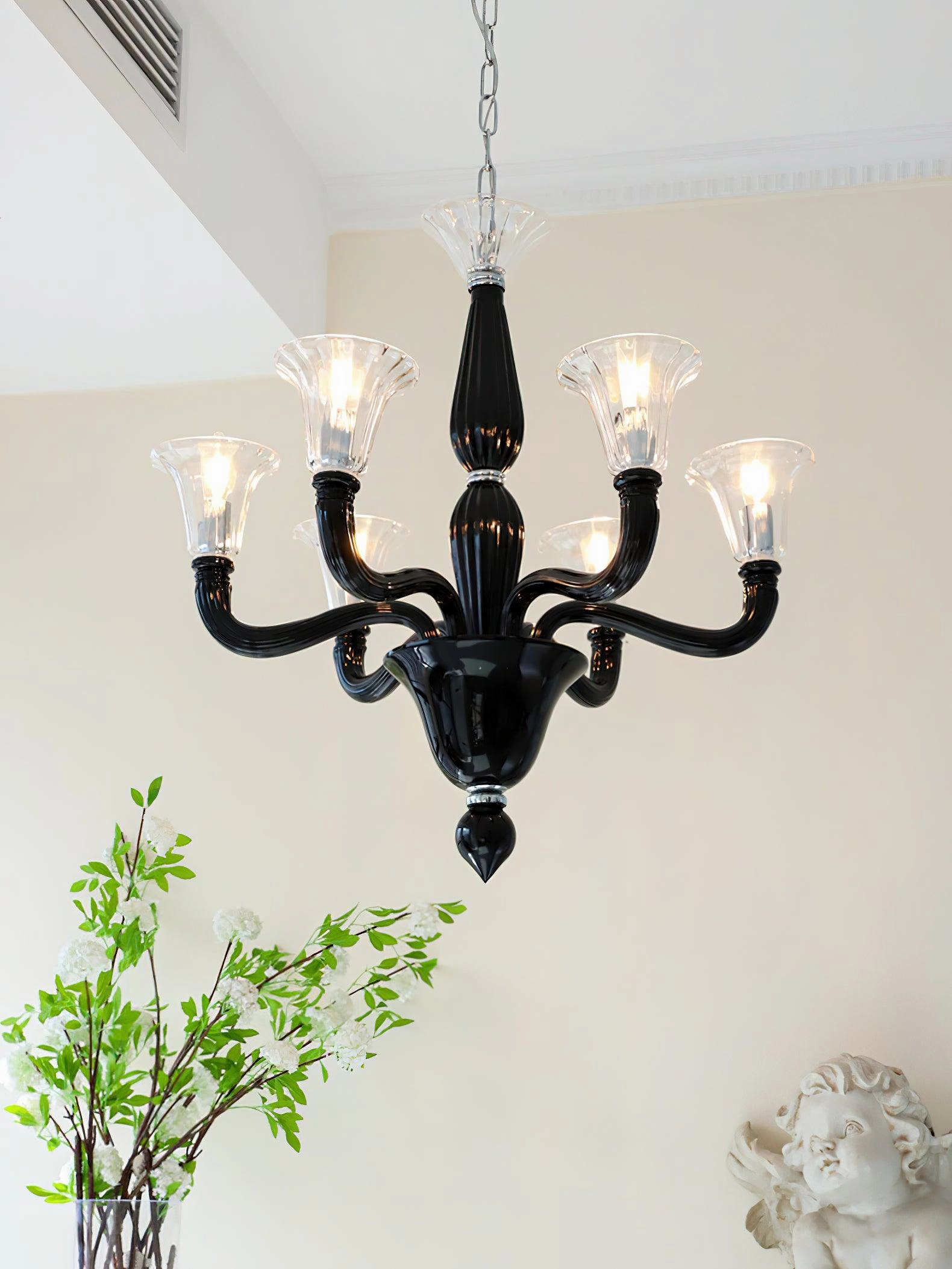 Murano Candle Chandelier