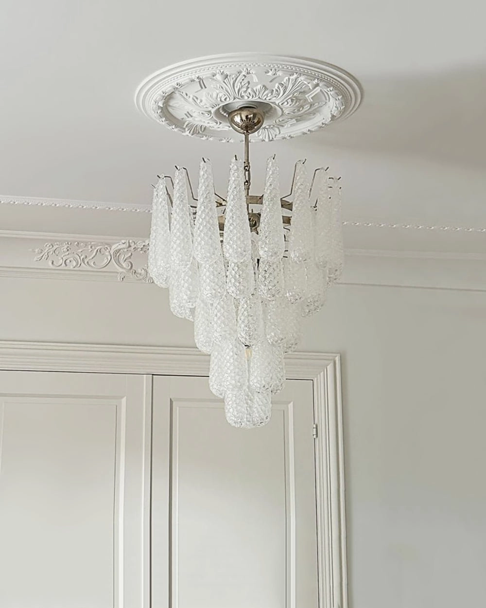 Murano Glass Droplet Chandelier