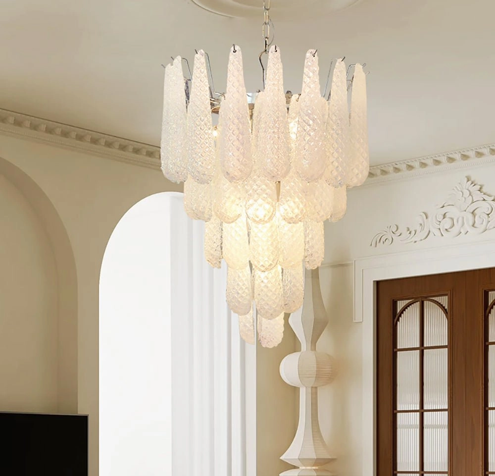 Murano Glass Droplet Chandelier