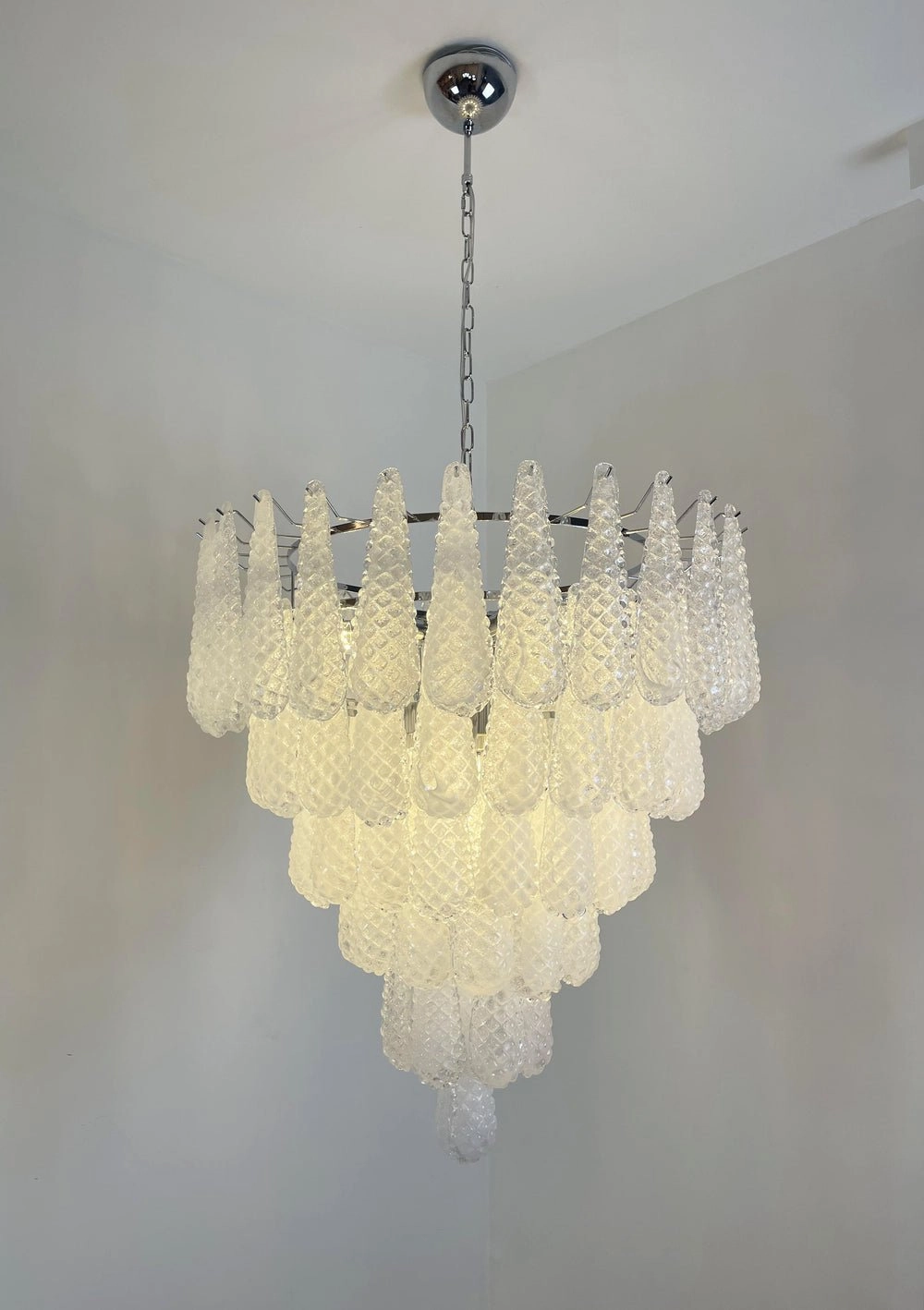 Murano Glass Pinecone Chandelier