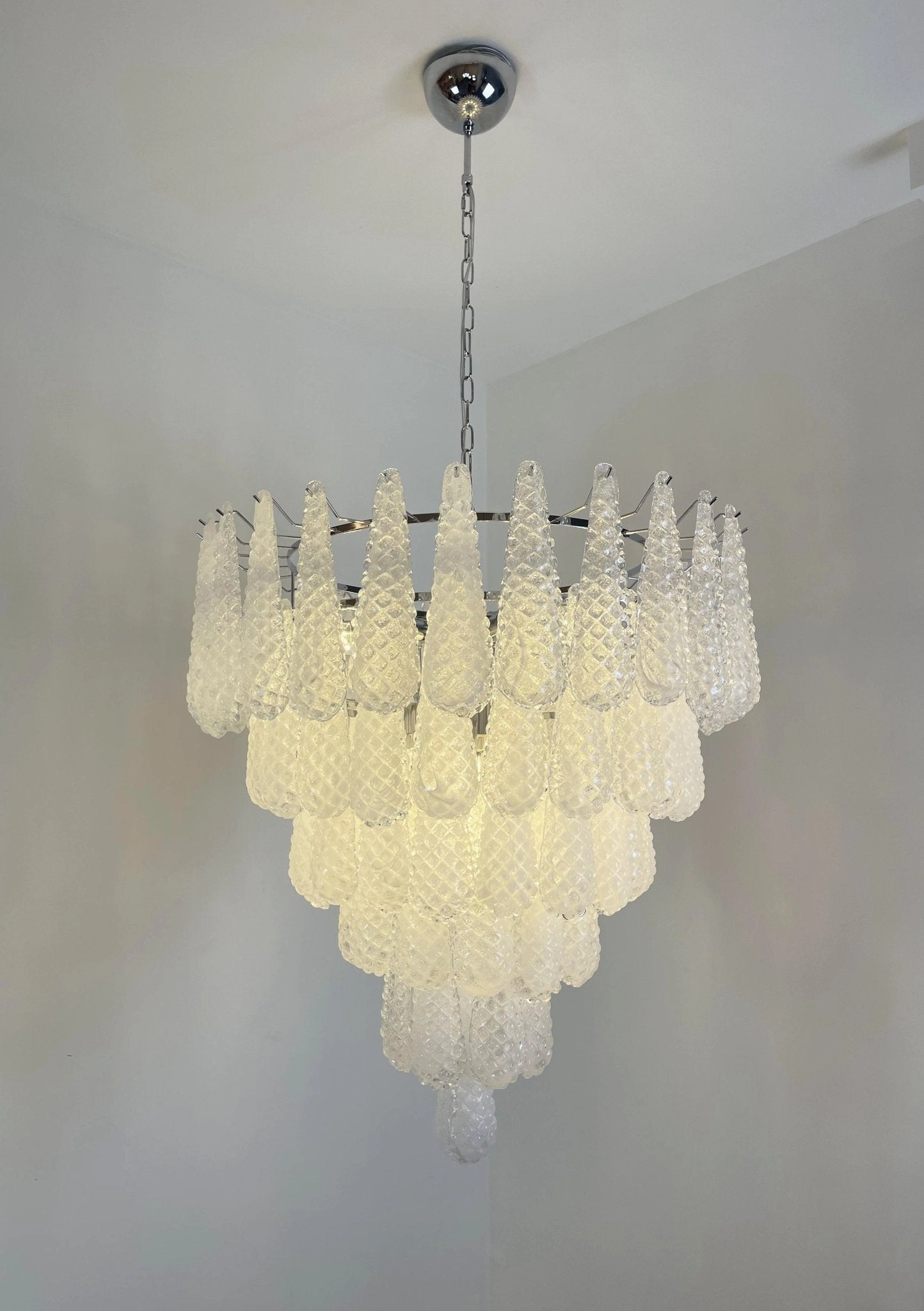 Murano Glass Pinecone Chandelier