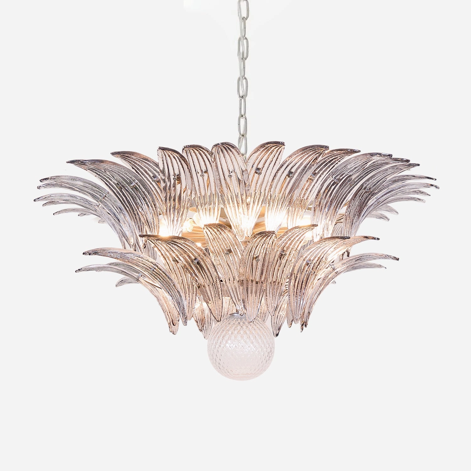 Murano Palmette Transparent Chandelier chandelier,ceiling light,decorative lighting
