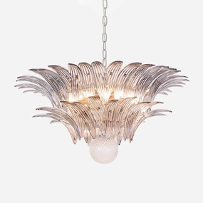 Murano Palmette Transparent Chandelier chandelier,ceiling light,decorative lighting