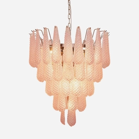 Murano Pink Glass Dewdrop Chandelier chandelier,ceiling light,decorative lighting