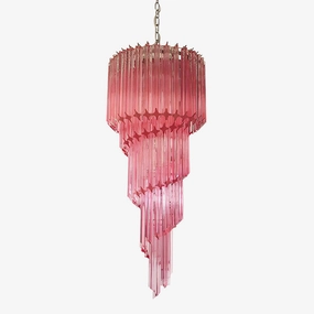 Murano Spiral Prism Glass Chandelier chandelier,ceiling light,decorative lighting