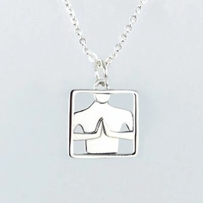 Namaste Silver-Plated Necklace